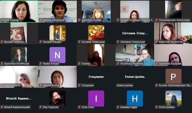 Виступ декана факультету, проф. Оксани Боднар